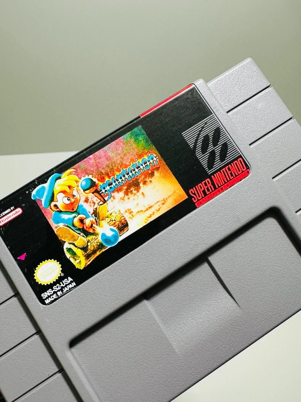 Incantation For Super Nintendo SNES Game Cartridge